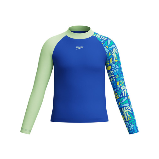 Speedo Long Sleeve Print Rash Guard