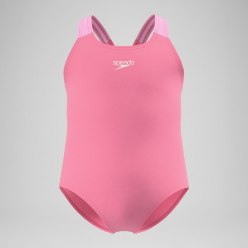 Speedo Infant Girls Medalist Swimsuit Pink