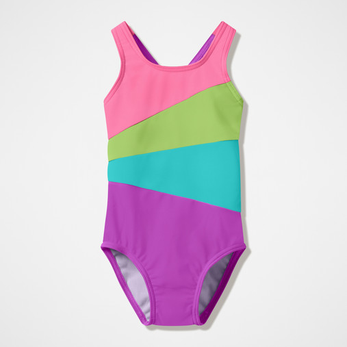 Speedo Girls Radiating Splice