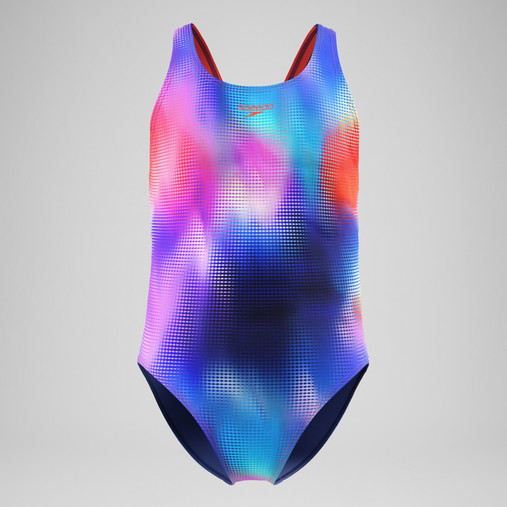 Speedo Girls A/O Printed Leaderback