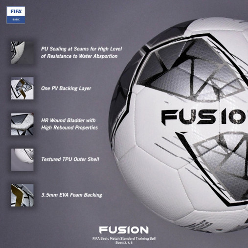 Precision Fusion+ FIFA Basic Training Ball