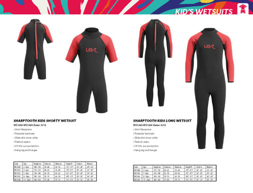 UB Kids Sharptooth Long Wetsuit