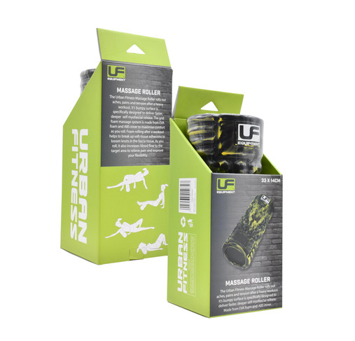 Urban Fitness Massage Roller 33 x 14cm