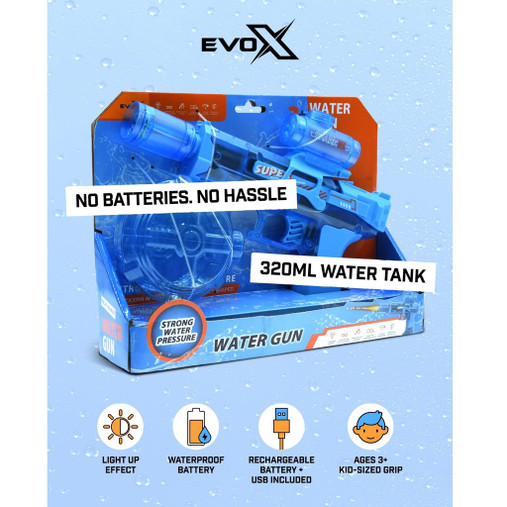 Evo-X Light Up Electric Water Gun