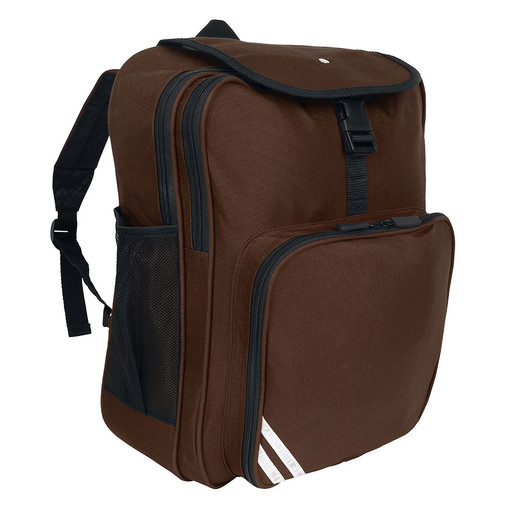 Junior School Uniform Backpack (Zeco) (JB3345) Brown