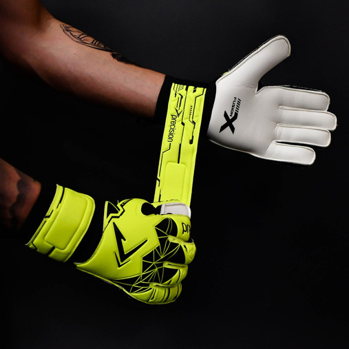 Precision Fusion X Flat Cut Essential Goalkeeper Gloves