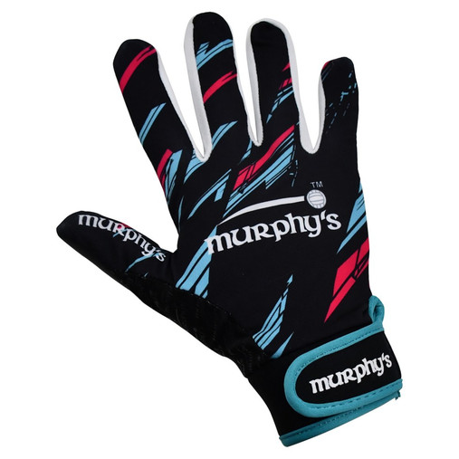 Murphy's Gaelic Gloves in Black/Blue/Pink