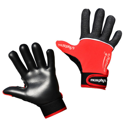 Murphy's V2 Gaelic Gloves in Grey/Red/White