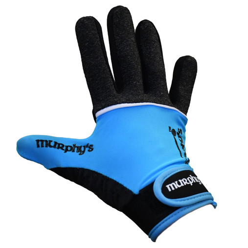 Murphy's V2 Gaelic Gloves in Grey/Sky Blue/White