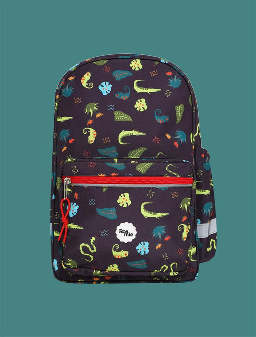 ROAMIE kids recycled school backpack in Jungle