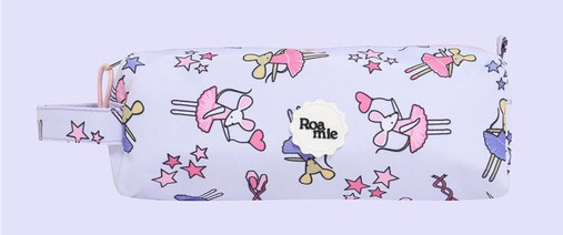ROAMIE kids recycled school pencil case in ROAMIE PENCIL CASE - BALLERINA