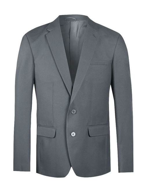Boys Signature Blazer (Banner) in Steel Grey