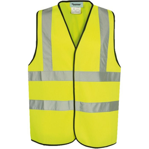 Hi Vis Vest (Banner) in Yellow