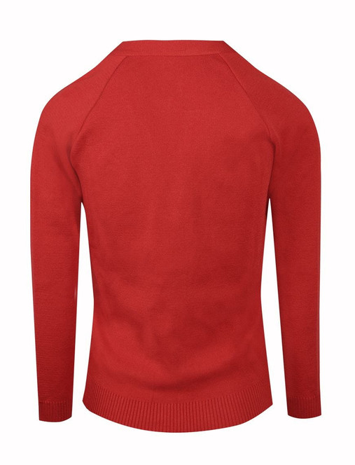 Premier School Cardigan (Banner) in Red