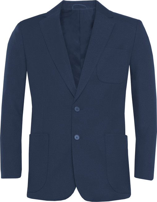 Ziggys Zip Entry Blazer (Banner) Academy Navy Front