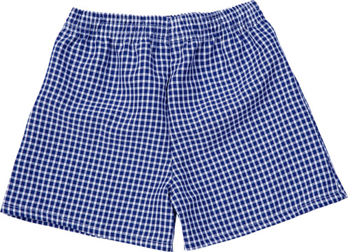 Gingham Under Shorts Navy blue