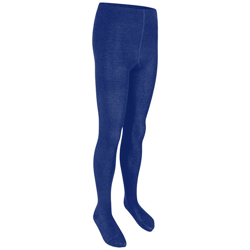 Girls Cotton Tights (Zeco) Royal Blue School