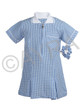 School Wear Uniform Gingham Dress (Ayra) Sky Blue