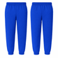 Twin pack royal blue school jogging bottoms for boys and girls with soft elastic waist and cuffed ankle design