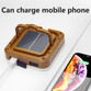 Close-up of USB charging ports on LED Camping Lantern Power Bank for charging phones and devices