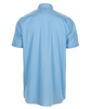 TPS211 Boys Short Sleeve Non-Iron Shirt - Regular Fit - White - Twin Pack - Blue