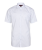 TPS213 Boys Short Sleeve Non-Iron Shirt - Slim Fit - White - Twin Pack - White