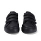 Kickers Tovni Trip Junior leather black school shoes back view