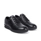 Kickers Troiko Lace Leather Youth Boys School Shoes Black top view