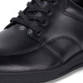 Kickers Troiko Lace Leather Youth Boys School Shoes Black side view detail