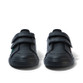 Kickers Tovni Twin Vel Leather Infant School Shoes Black back view