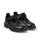 Kickers Lachly T Bar Leather Infant Girls School Shoes Black top view