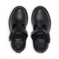 Kickers Lachly T Bar Leather Infant Girls School Shoes Black sole detail