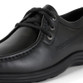 Kickers Reasan Moc Leather Mens Shoes Black side view detail