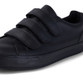 Kickers Tovni Trip Leather Mens Shoes Black side view detail