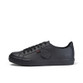 Kickers Tovni Lacer Leather Mens Shoes Black angled front view