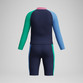 Speedo Long Sleeve Colorblock Rash Guard & Jammer Set