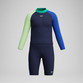 Speedo Long Sleeve Colorblock Rash Guard & Jammer Set