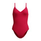 Speedo Solid V-neck One Piece