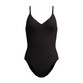 Speedo Solid V-neck One Piece
