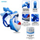 SwimTech Full Face Snorkel Mask - Kids