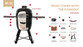 SAC 21" KAMADO Ceramic Grill