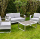 SAC Deluxe Brushed Nickel Patio Set