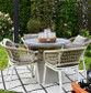 SAC Deluxe Rope 4 Chairs and Round Table
