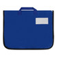 Zeco school book bag in royal blue, back view