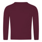 Knitted V-Neck Jumper (Zeco) (KJ3114) Maroon