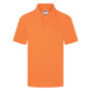 Zeco school polo shirt in orange