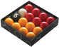 Powerglide Pool Ball Red/Yellow
