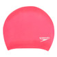 Speedo Long Hair Adult Swimming Cap in Pink – Soft Silicone Extra Large Swim Cap for Long or Curly Hair – Waterproof Design for Women and Men