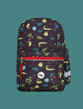 ROAMIE kids recycled school backpack in Jungle