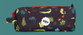 ROAMIE kids recycled school pencil case in ROAMIE PENCIL CASE - JUNGLE
